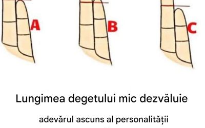 Lungimea degetului mic poate dezvălui aspecte neașteptate ale personalității tale.