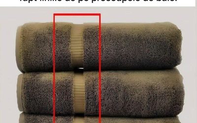 Iată ce înseamnă de fapt liniile de pe prosoapele de baie