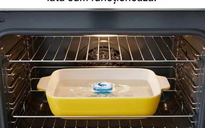 Un cuptor impecabil fără frecare? Această metodă demodată, cu ajutorul unei capsule, va schimba totul.